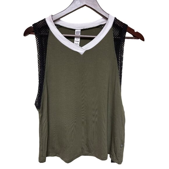 NEW! Body Language Pax Rayon Tank Top Revolve Olive Shirt Women's Size Small - Picture 1 of 8